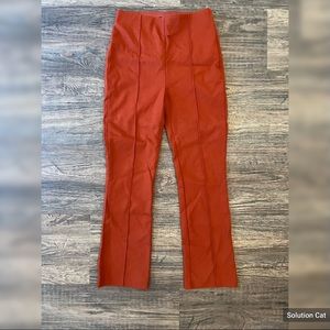 LOFT High Waist Stretch Side Zip Kick Crop Dress Pants Sz.0